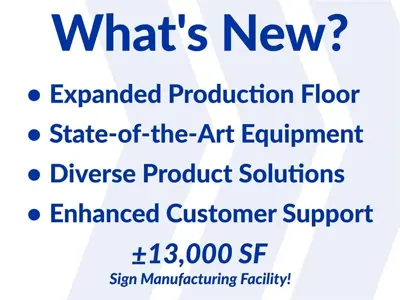 What's New? Expanded production floor, state-of-the-art equipment, diverse product solutions, and enhanced customer support. Photo